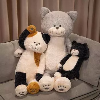 40-100 см милая японская плюшевая игрушка-подушка мультяшная длинноногая кошка плюшевая кукла мягкая подушка девочка хороший подарок на день рождения 40cm