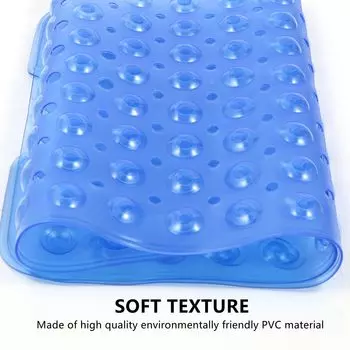 40*100 см ПВХ коврик для ванной безопасный душ нескользящие коврики для ванной с присосками напольный коврик для ванной принадлежности большой