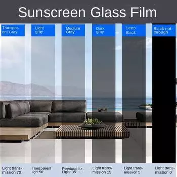 40*100 см стеклянная теплоизоляция, солнцезащитный крем, антиультрафиолетовая пленка, затенение, затемнение, прозрачная полупрозрачная наклейка, серая и черная пленка, меняющая цвет 40*100cm
