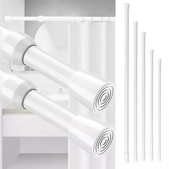 40-190 см многоцелевой пружинный выдвижной телескопический карниз для штор с натяжным рельсом сетка для вуали телескопические стержни для штор