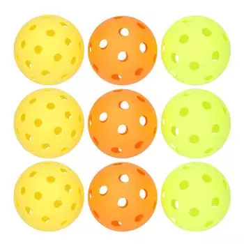 40/26 лунок мячи для пиклбола для тренировок в помещении и на открытом воздухе PE мячи для пиклбола с ярким цветом