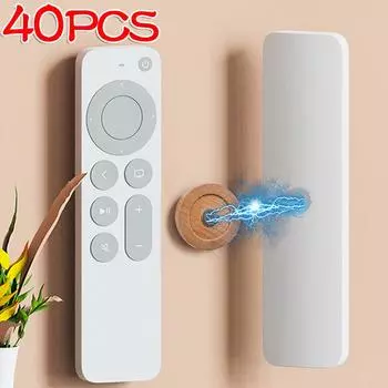 40-2 шт. Деревянный магнитный крючок настенный крепёжный сильный магнитный держатель крючок для холодильника наклейка пульт дистанционного управления держатель для хранения товаров для дома