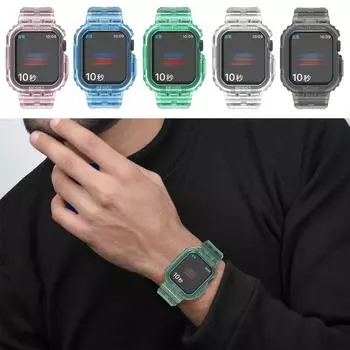 40/41 мм для Apple Watch, сменный браслет, защитный чехол для смарт-часов, ремешок для часов, ремень