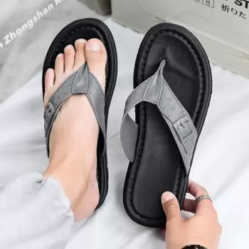 40-45 летние шлепанцы мужские тапочки сандалии дизайнерские повседневные пляжные туфли для мальчиков Tnis Masculino модные бесплатная доставка 40 чёрный