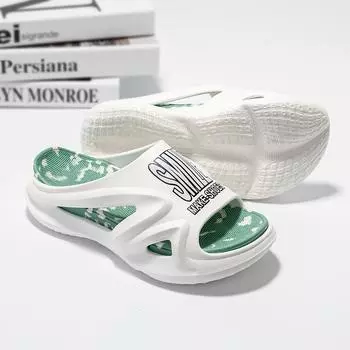 40-45 Летние уличные крутые нескользящие тапочки для мальчиков на платформе Дизайнерская обувь Песок Masculino Ванная комната Мужские сандалии Бесплатная доставка 40-41 хаки