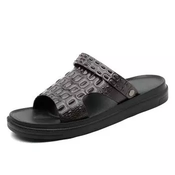 40-45Summer Outdoor Antiskid Men Shoes Driving Sandals Wear Resistant Tnis Masculino Boy Platform Beach Slippers Free Shipping 40 чёрный