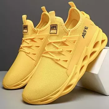 40-47 уличная мужская обувь, спортивная обувь с сеткой, мужские легкие дышащие летные кроссовки 40 чёрный