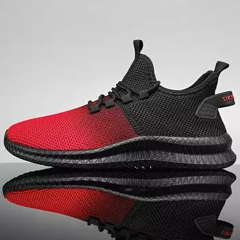 40-47 Весенне-осенние мужские летающие тканые сетки для ходьбы, сверхлегкая спортивная обувь для активного отдыха на открытом воздухе 40 белый