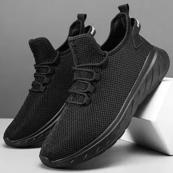 40-47 Весна/Осень мужские летающие кроссовки Спортивная обувь для отдыха Уличная обувь для фитнеса 40 белый