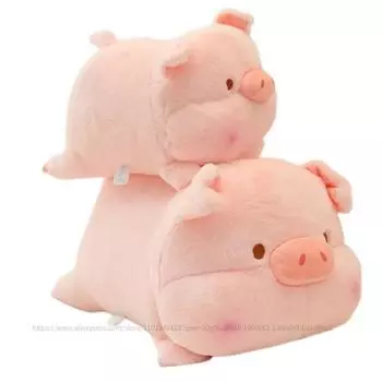40/50/60 см Милые плюшевые игрушки-свинки Милая мягкая подушка в виде животного Пушистая плюшевая подушка в виде свиньи для детей Девочек Успокаивающие подарки about 35cm