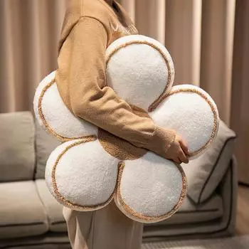 40/50 см подушка для сиденья в виде цветка, 5 лепестков, мягкая плюшевая подушка в виде растения, декоративная напольная подушка для стула, дивана, реквизит для вечеринки, женский подарок 40cmx40cm