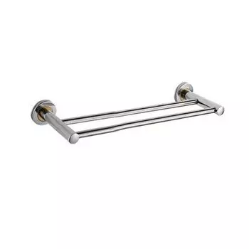 40/50cm Home Toilet Hanger Holder Wall Mount Storage Shelf Clothes Holder Bathroom Bar Towel Rack double towl rail
