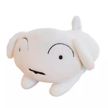 40/50см Нохара Сиро Мягкий Белый Плюшевый Пес Мягкая Игрушка Щенок Плюшевая Игрушка Спящая Кукла Подарки на День Рождения Девочка Ребенок 40cm белый