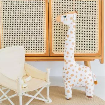 40\60 см имитация жирафа плюшевые игрушки товарищи по играм животные для детей спящие куклы игрушки прекрасный большой размер подарок на день рождения детская игрушка 40cm