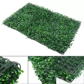 40*60 см искусственный коврик для живой изгороди, трава, листва, растение, настенный забор, зелень, панель, декор зелёный