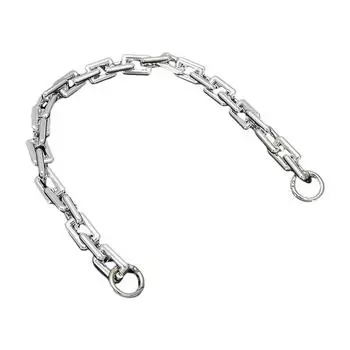 40/60 см Ручка для сумки Ремешок для сумки DIY Замена цепочки для кошелька Акриловый ремешок-цепочка для кошелька Ремешок для сумки Аксессуары для сумки 40 серебряный