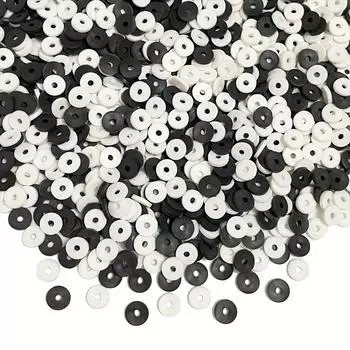 40/80 г 6 мм бусины из полимерной глины плоские круглые бусины с интервалом изготовление украшений браслеты, ожерелья, серьги аксессуары своими руками рукоделие 40g