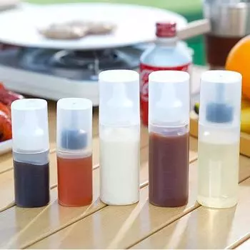 40/80 мл пластиковая бутылка для масла для приправ портативный дозатор для кетчупа и салата кухонные принадлежности