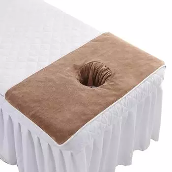 40*80 см полотенце для лица массажный стол планка салон красоты спа массаж с отверстием коралловое полотенце кровать бандана 40*80cm