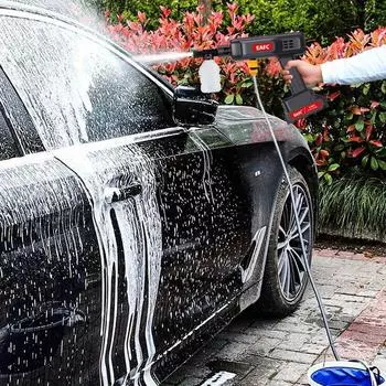 40/80 Втч Автомобильная моечная машина высокого давления с большой емкостью, быстроочищающая пена, распылитель, портативный, беспроводной, перезаряжаемый, amagi