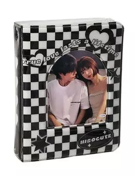 40 больших коллекционных карточек, фотореклама, прозрачный файл [Donary] листы, емкость, симпатичный, портативный, книга, чековая книжка, чехол, карточка, фото, альбом,