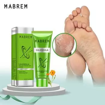 40 г крем для ухода за ногами, отбеливающий, против растрескивания, увлажняющий, уход за ногами, отшелушивающий скраб, против сухости, календула, оливковое восстановление 40g