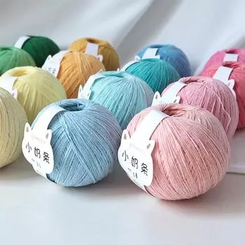 40 г/моток искусственной пряжи ручной работы для перчаток, шапок, шарфов, кукол, однотонная пряжа из синели, мягкий полиэстер, аксессуары для вязания крючком
