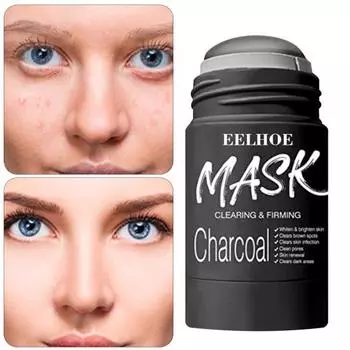 40 г палочка для лица, контроль масла, удаление черных точек, нежный бамбуковый уголь, очищающая, очищающая, укрепляющая маска для девочек