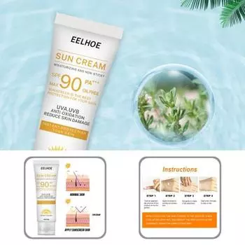 40 г практичные увлажняющие растительные экстракты солнцезащитный крем для лица восстанавливающий УФ-очищающий солнцезащитный крем для улицы 40g