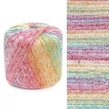 40 г пряжа для вязания крючком из хлопка для вязания кукольная окрашенная шерстяная пряжа аксессуары для рукоделия ручной вязки хлопчатобумажная пряжа клубок своими руками