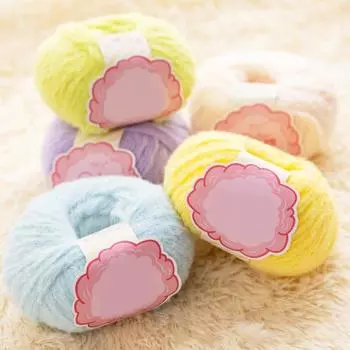 40 г/рулон шелковая нить ручная работа крючком мягкая шерстяная войлочная пряжа для рукоделия вязание пряжа вязаные куклы для свитера шапки шарфа перчаток