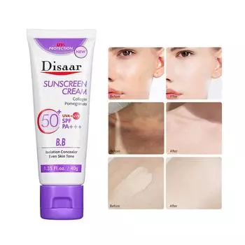 40 г солнцезащитный BB крем-консилер солнцезащитный крем для тела солнцезащитный лосьон легкий увлажняющий антипригарный праймер 40g