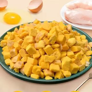 40 г сублимированных гранул яичного желтка для красоты, разглаживания волос, безопасных для домашних животных, сублимированных закусок, еды Ca M9Q8 A-1pcs