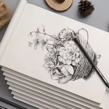 40 листов/шт. 25*17 см, бумага для заметок, блокнот для заметок, книга для студентов, альбом для рисования