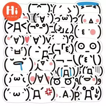 40 милых мультяшных панд с выражением лица, наклейки на чашки, водонепроницаемые креативные украшения для компьютера, без клеевых наклеек, оптовая продажа