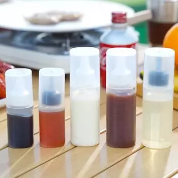 40 мл/80 мл бутылочка для приправы, компактная, легко носить с собой, герметичные бутылки для приправы, дома, на открытом воздухе S чёрный