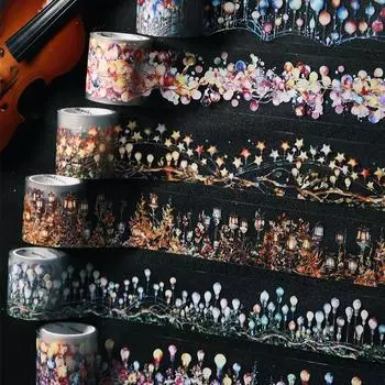 40 мм*2 м 1 шт. наклейки из ПЭТ-ленты для творчества, скрапбукинга, ручная работа, самодельный журнал, товары для творчества 4cm