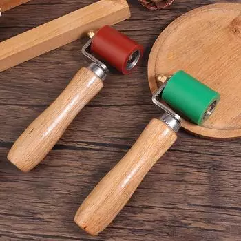 40 мм силиконовый ручной прижимной ролик, устойчивый к высоким температурам, шовный ручной прижимной ролик для воздушного нагрева винилового сварочного инструмента зелёный