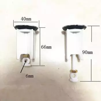40 мм высококачественная заглушка для слива, заглушка для нижней раковины, универсальная заглушка для раковины, регулируемая заглушка для раковины, заглушка для ванной комнаты белый