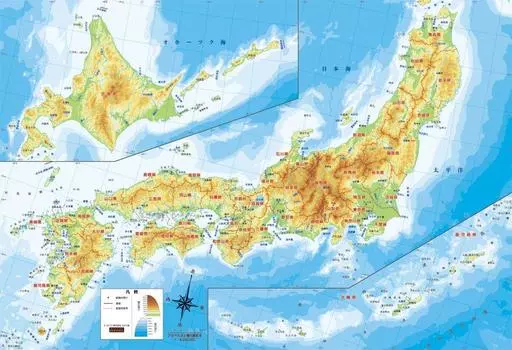 40 Piece Jigsaw Puzzle Japan Map Large Piece (26x38cm)
