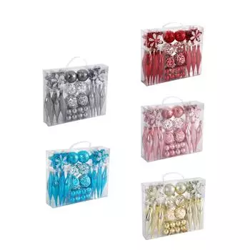 40 Pieces Xmas Decorative Baubles Hanging Shatterproof Xmas Small Pendants for Festive Indoor Outdoor Wedding Party Celebration золотой