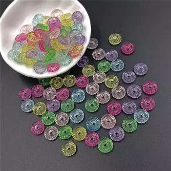 40 шт 10 мм акриловые прозрачные бусины для самостоятельного изготовления ожерелья, браслета, кулона, ювелирных изделий фиолетовый