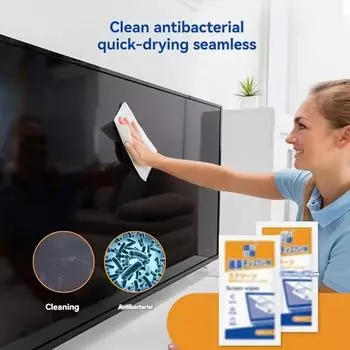 40 шт. 3 в 1 пылепоглощающая наклейка сухие влажные салфетки спиртовая упаковка наборы протектор экрана ЖК-дисплея для телефона объектив камеры пленка чистящие средства 40PCS