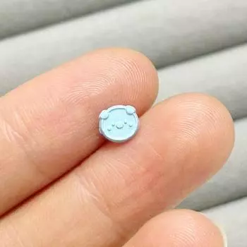 40 шт. 6 мм Мини-пуговицы для кукол-свинок, ультра-маленькие пряжки для кукольного пальто, пряжки для обуви ручной работы для кукольных аксессуаров 1/6 серебряный