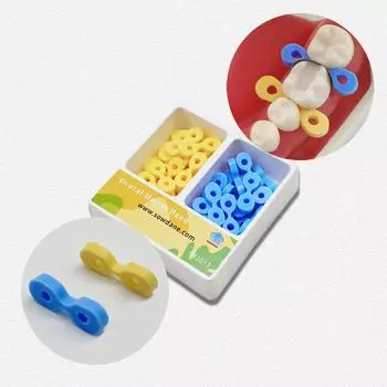 40 шт./80 шт./120 шт. Стоматологические эластичные резиновые фиксирующие клинья Межзубные клинья Автоклавируемые матрицы Матрицы 1 pack-40pcs