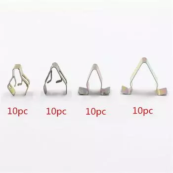 40 шт. Автомобильные CD Защелки Клипсы Панели приборов Радио Металлическая Пряжка Фиксатор