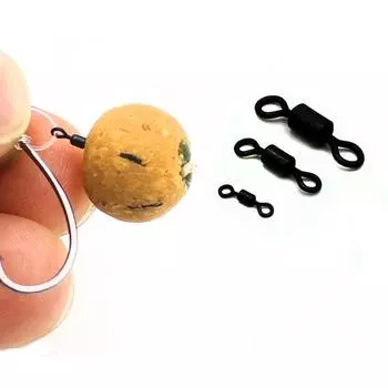 40 шт. аксессуары для ловли карпа, микро-поворотный вертлюг, быстросменное кольцо, вертлюги с петлей, вертлюги для карпа, чод, снасти для бега