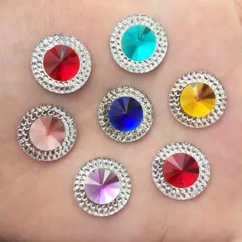 Бусины для рукоделия 16 мм, 40 шт 16mm фиолетовый