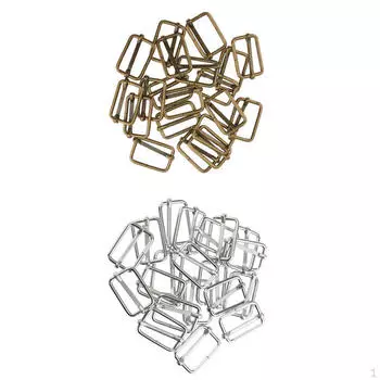 40 шт. DIY металлические скользящие пряжки разъем для ремешка сумки аксессуары для рукоделия