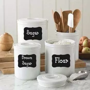 40 шт., доска, кухонная банка для конфет, органайзер, этикетка, наклейки для доски